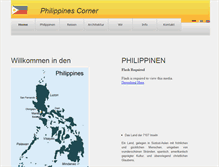 Tablet Screenshot of philippines-corner.com